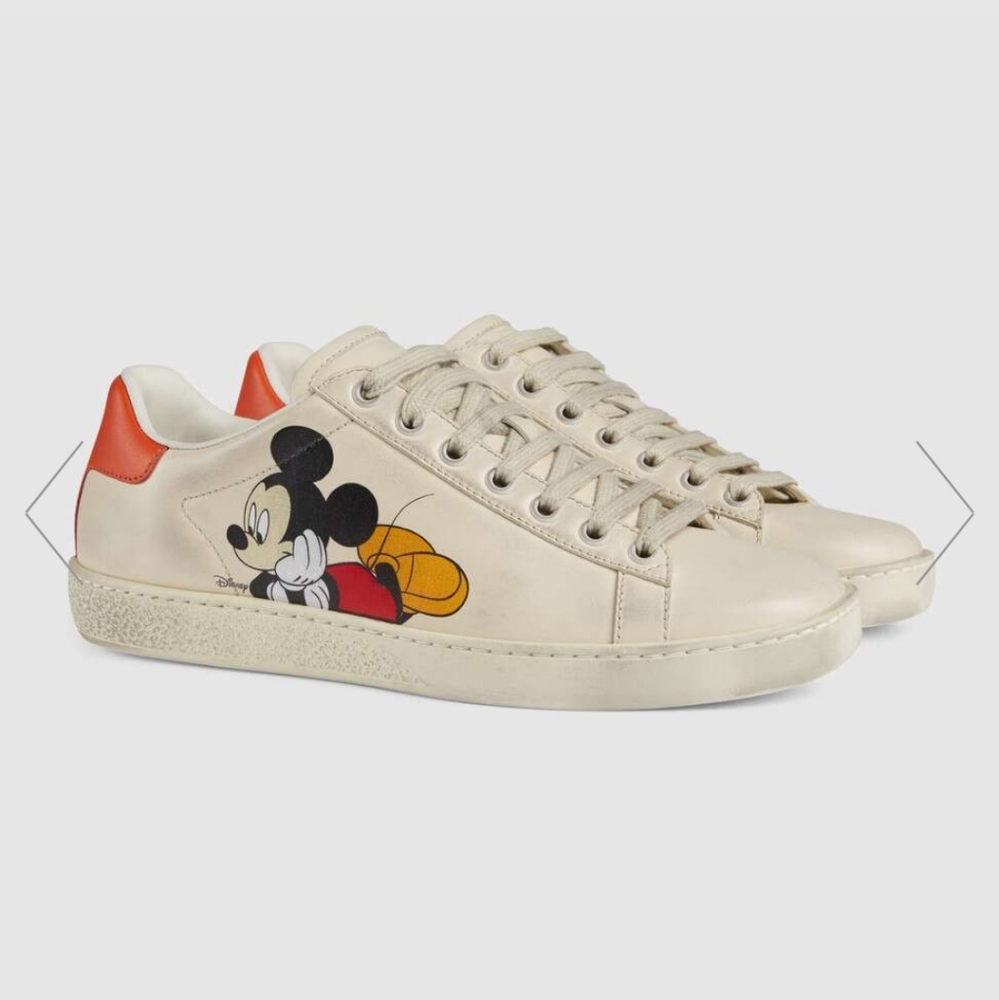 Disney x Gucci tennis shoes